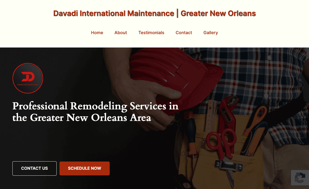 Screenshot of Davadi International